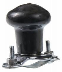 Double HH Black Steering Wheel Spinner