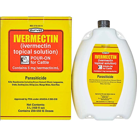 Durvet Ivermectin Pour-On, 5L