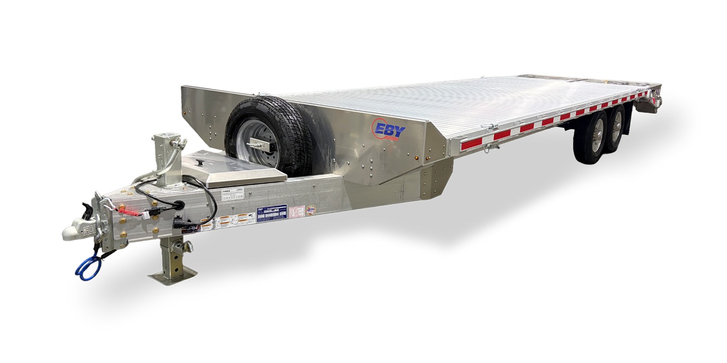 EBY-2023 24'6" X 82" Bumper Pull Aluminum Trailer