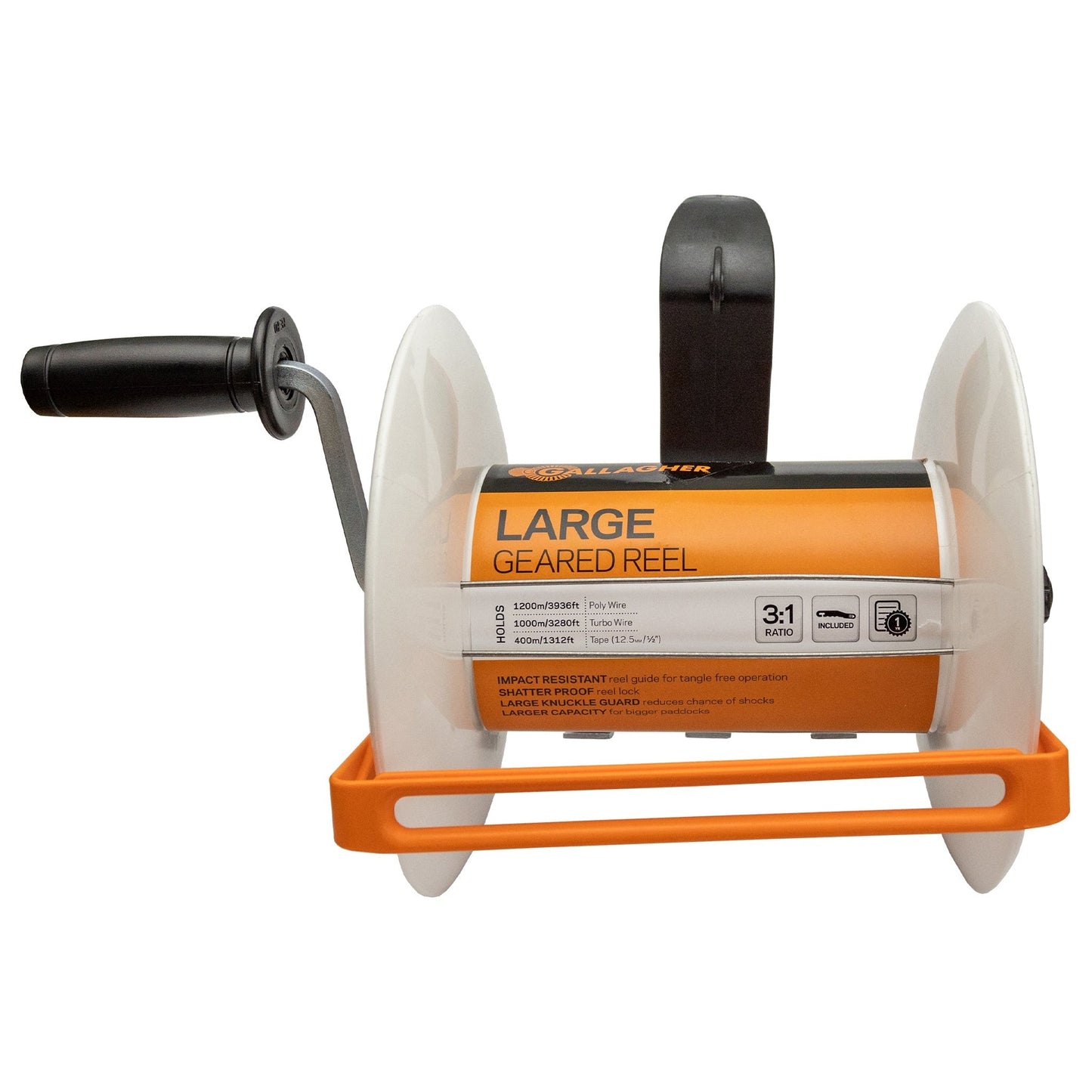 Gallagher- Large Geared Reel-Large-2640 Ft