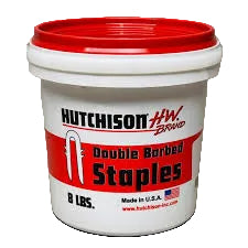 H&W-Galvanized Staples- 1 1/2 inch-8 Lb Bucket