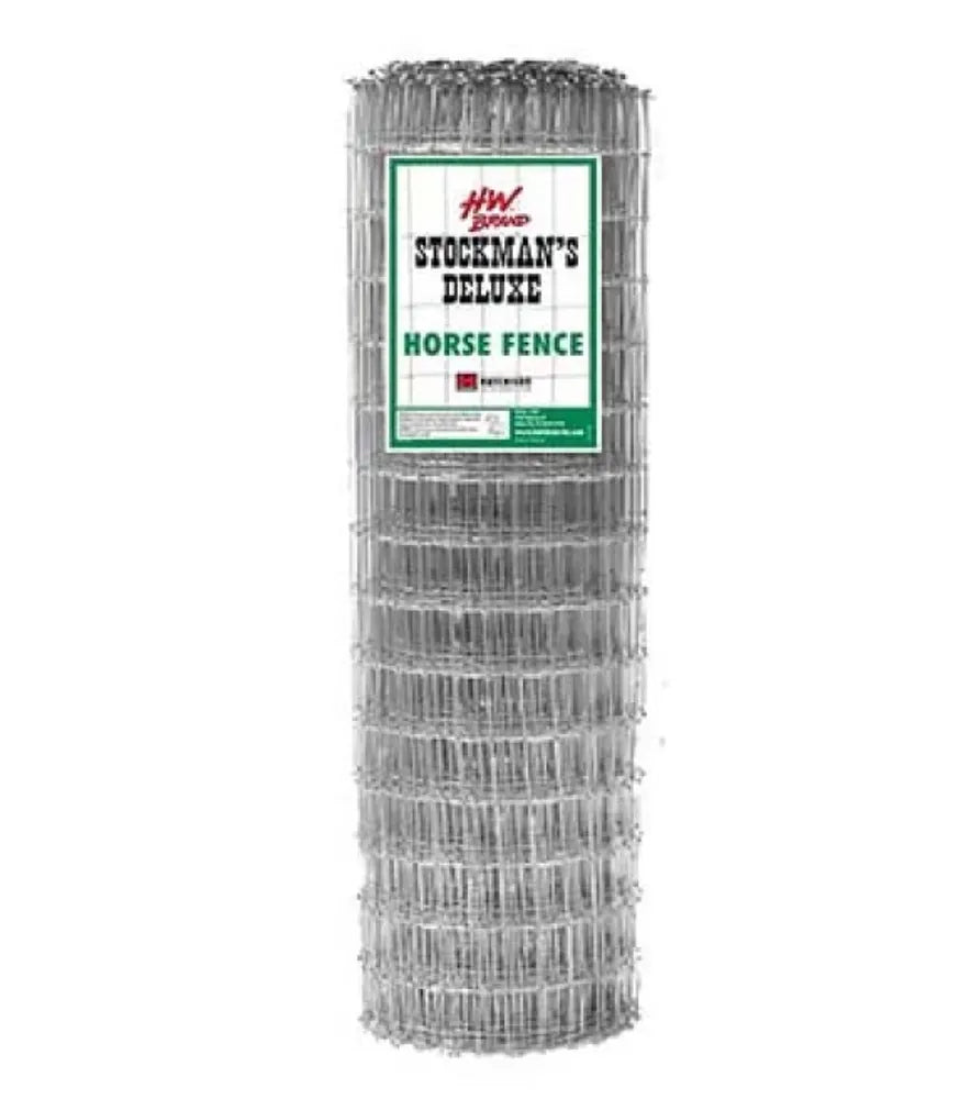 H&W-Stockman's Deluxe Horse Fence-48 in x 200 ft -12.5 GA