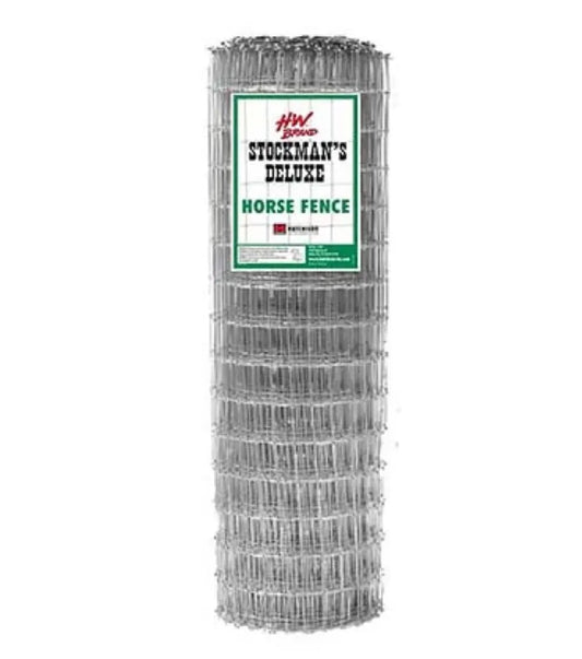 H&W-Stockman's Deluxe Horse Fence-48 in x 200 ft -12.5 GA