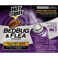 Hot Shot 2 Oz. Flea & Bedbug Indoor Insect Fogger (3-Pack)