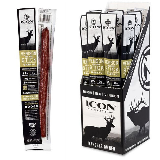 Icon Garlic Venison Stick 1oz