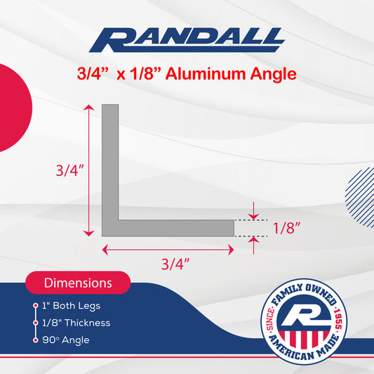 ANGLE 3/4 X 3/4 X 1/8