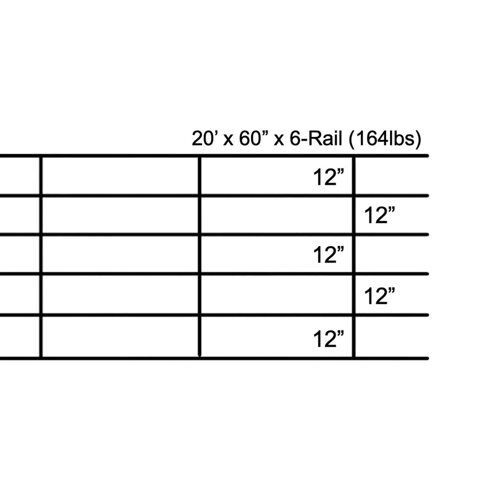 MCE-Continuous Panel- 1 5/8in-60 Inch-6 Rail