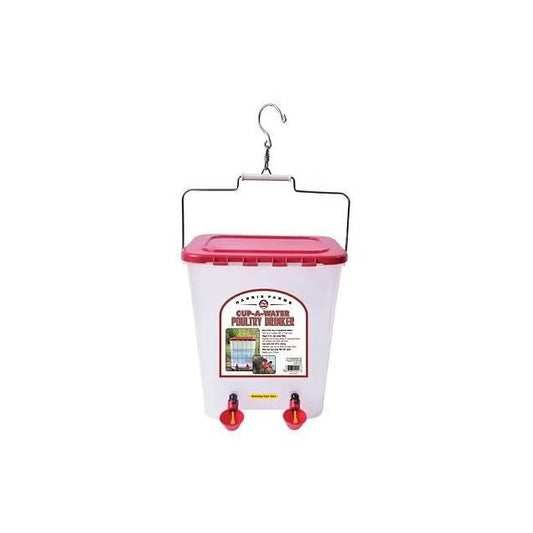 Manna Pro 4 Gal. Cup-A-Water Poultry Drinker