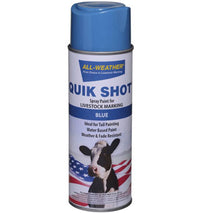 Markal-All Weather-Quick Shot Inveted Tip Spray Paint-13 Oz-Blue