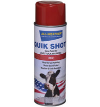 Markal-All Weather-Quick Shot Inveted Tip Spray Paint-13 Oz-Red
