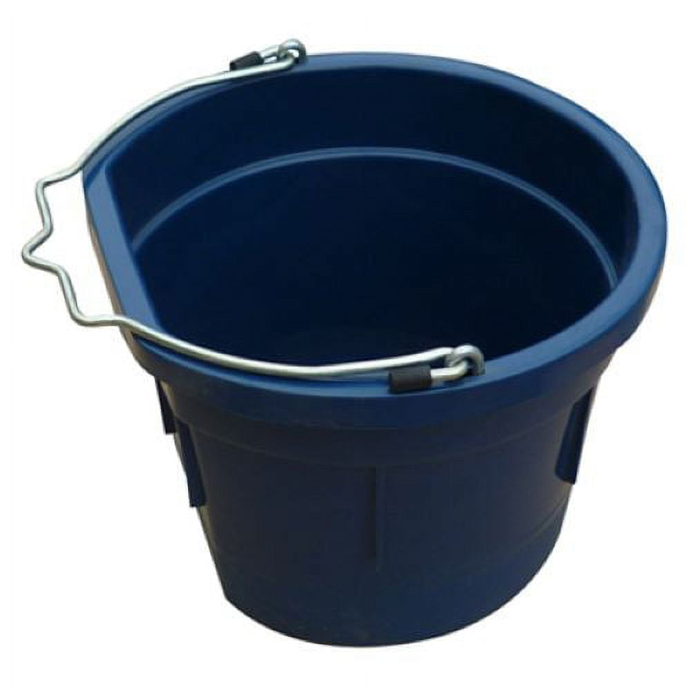 Master Rancher 8 Qt. Sky Blue Resin Flat Sided Utility Bucket