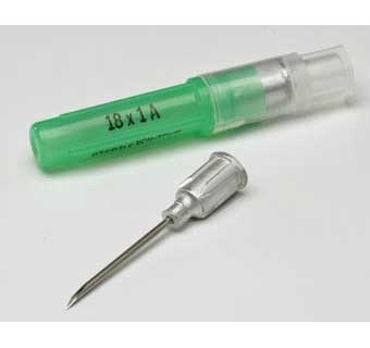 Aluminum Needle 18GA x 1-1/2"