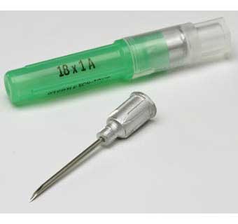 Aluminum Needle 18GA x 5/8"