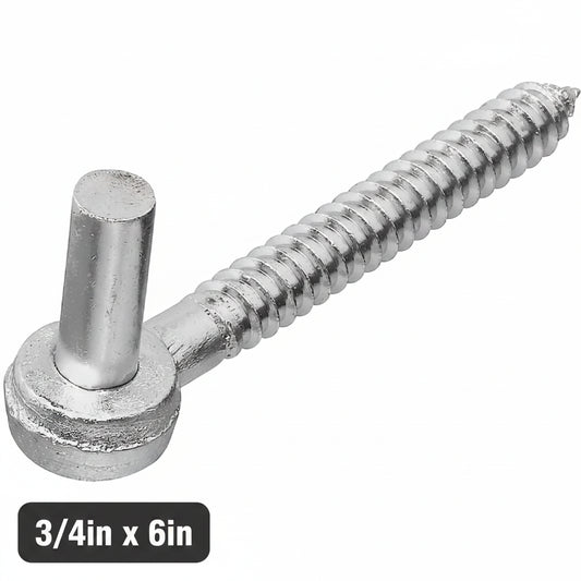 National Hardware 3/4 In. x 6 In. Steel Screw Hook