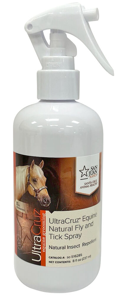 Natural Fly and Tick Spray for Horses- 8oz- UltraCruz
