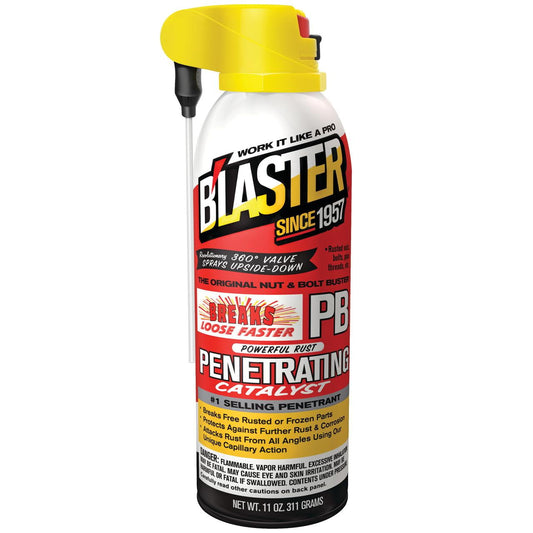 Blaster 11 Oz. Aerosol PB Penetrating Catalyst Penetrant with ProStraw Delivery System
