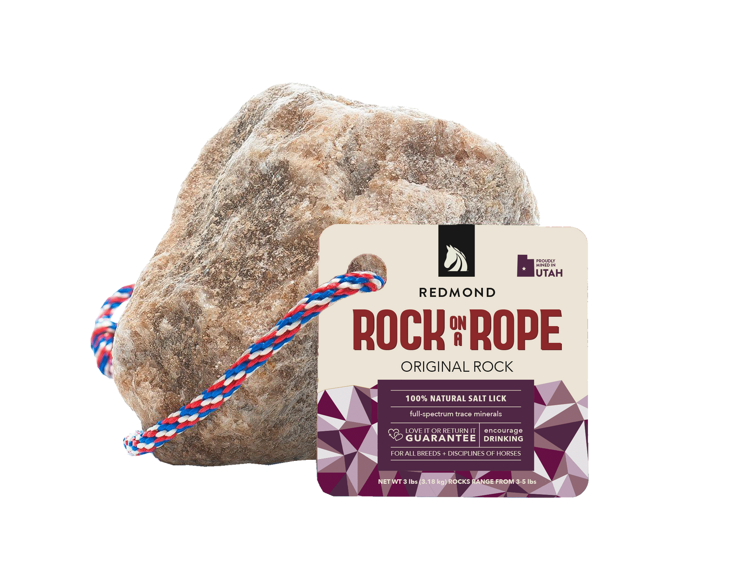 Redmond Rock on a Rope, 3-6lbs