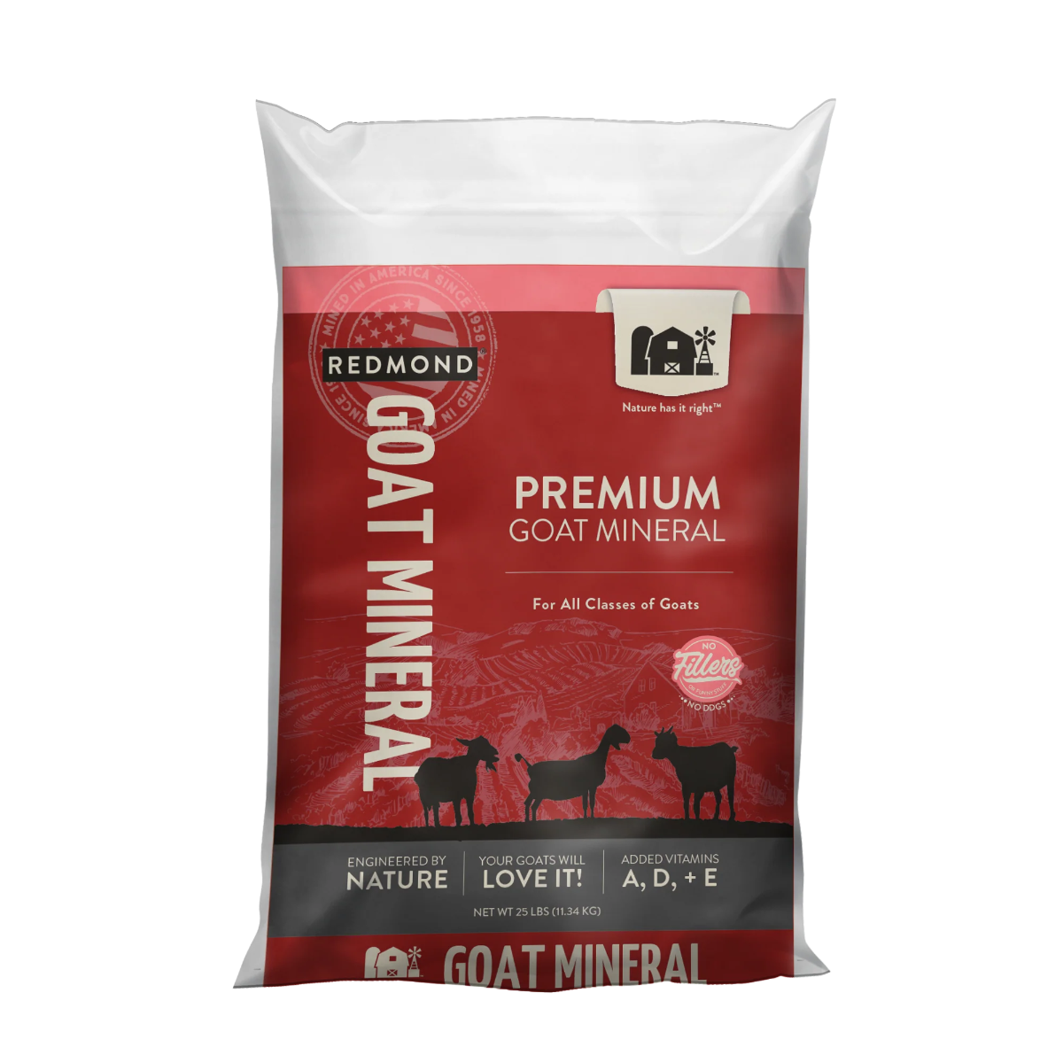 Redmond Goat Mineral, 25lb Bag