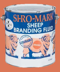 Si-Ro-Mark-Marking Fluid 1 Gal-Orange