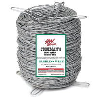 H&W-Commercial Barbless Wire- 12 1/2 GA-1320ft