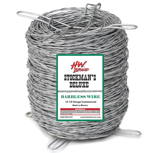 H&W-Commercial Barbless Wire- 12 1/2 GA-1320ft