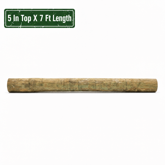 Treated Post- 5 In Top X 10 Ft-Rod Olsen