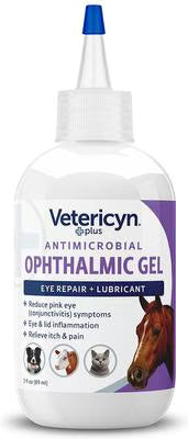 Vetericyn Plus Antimicrobial Ophthalmic Gel, 3oz