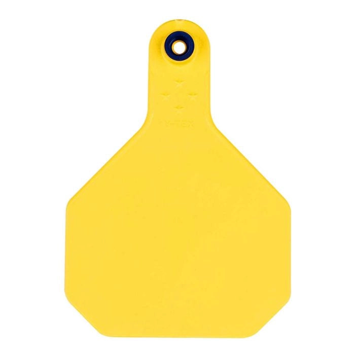 Y-Tex Ear Tags Female & Buttons Large Yellow Blank
