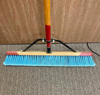 HARPER 24" SMOOTH PUSH BROOM BLUE