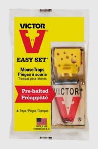 VICTOR MOUSE TRAP WOOD (4PK)