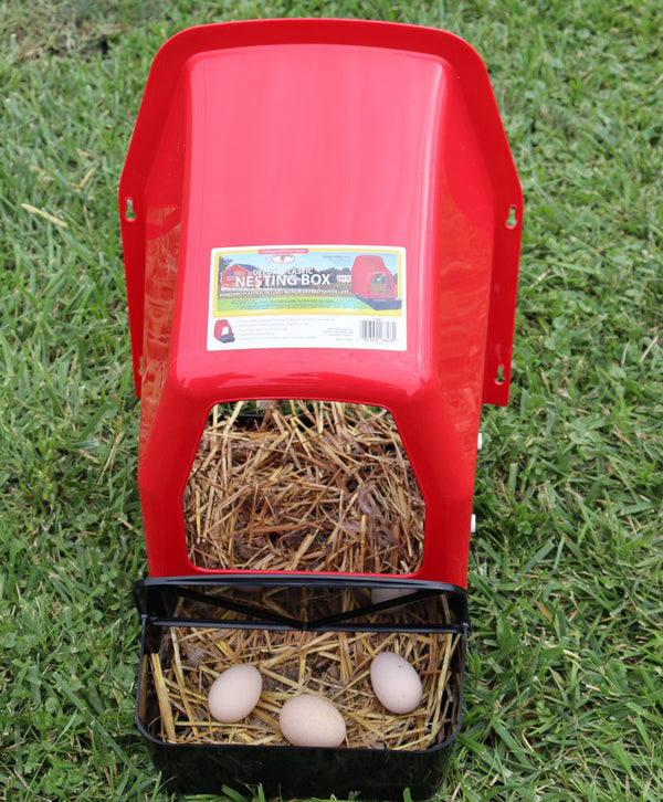 PLASTIC NESTING BOX.