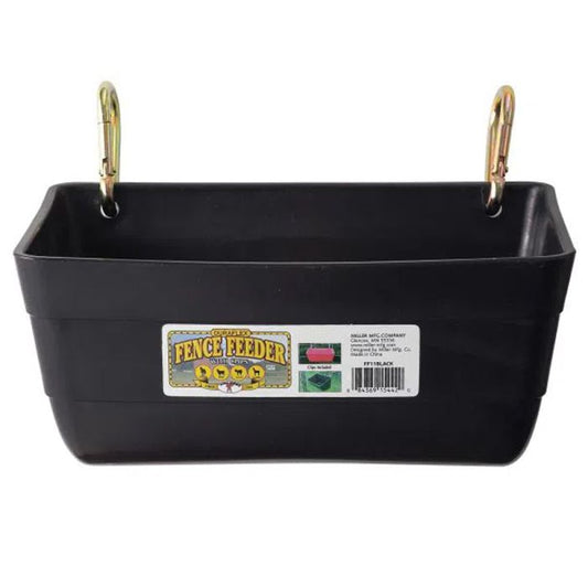 Little Giant-Black 11in. Fence Feeder with Hardware