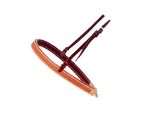 Noseband 1-1/4" Spider Stamped