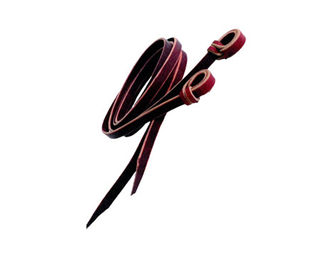 Twisted Loop Latigo Reins – Heavy Latigo | Full Hide Length | Multiple Widths