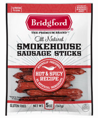 Bridgford Smoked Sausage Sticks (Hot and Spicy)