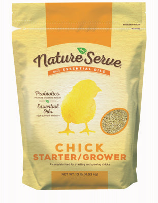 NatureServe Chick Starter/Grower with Essential Oils, 10lb