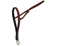 Roper Noseband - 1" Latigo Leather, Brass Hardware