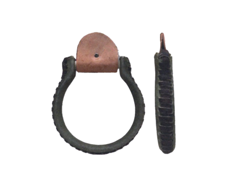 Oxbow Stirrups - 1" Tread, Rawhide-Covered, Leather Laced (1 Pair)