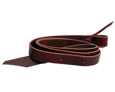 Tie Latigo with Holes – Premium Heavy Red Latigo | 6' | Multiple Widths