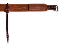 Leather Rear Cinch – 3" Heavy Skirting | Doubled & Stitched | Includes Connecting Straps