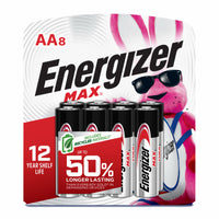 Energizer Max AA Batteries, 8-Pack