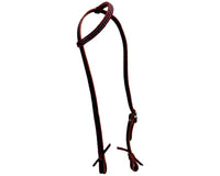 Single Ear Slide Headstall – Latigo Leather
