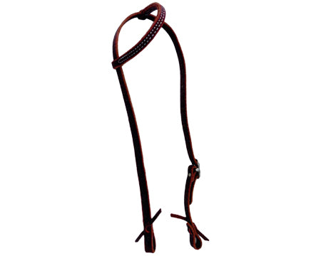 Single Ear Slide Headstall – Latigo Leather