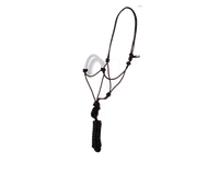 Rope Halter & Lead with Wrapped Noseband