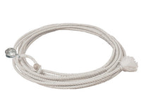 3-Strand Waxed Nylon Steer Rope – 7/16" x 30 ft | Quick-Release Nickel Honda