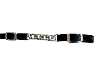 Nylon Web Overlapped Curb Strap, 5/8"