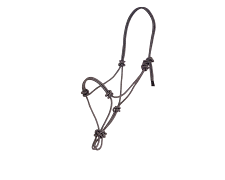 Two-Tone Rope Tied Halter - 3/8"