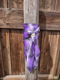 PRE 36" EVERYDAY WILD RAG DUSTY PURPLE BROWN PSLY