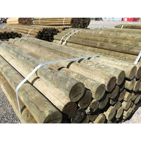 TREATED POST 4 IN X 8 FT BLUNT