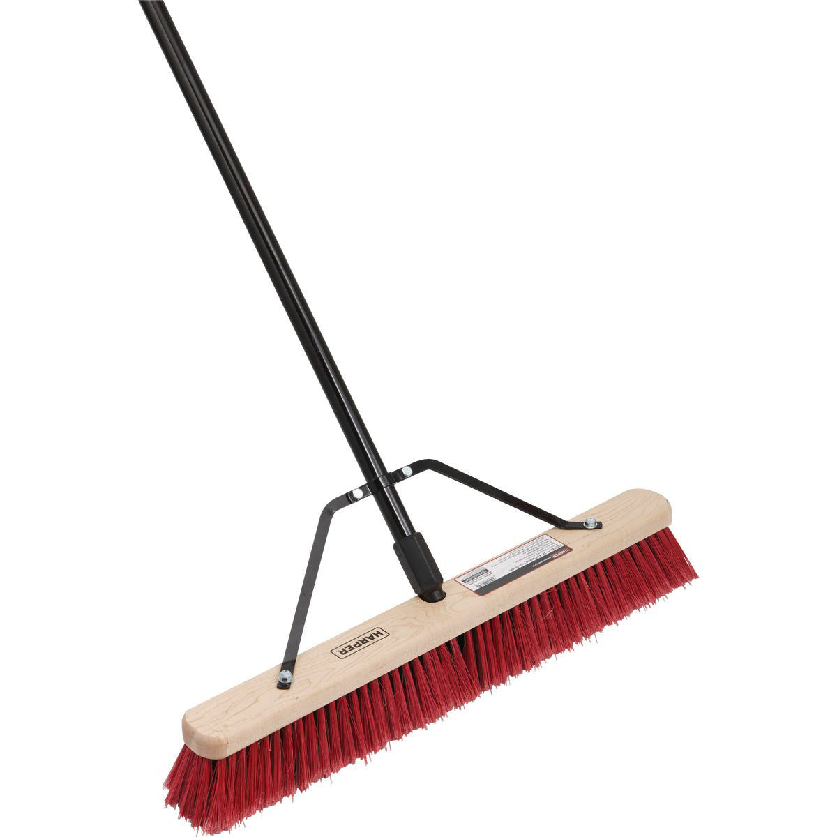 HARPER 24" SMOOTH PUSH BROOM RED